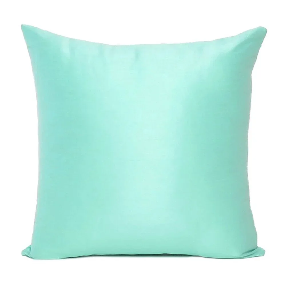 Oussum Poly Dupion Solid Cushion Cover Soft & Silky Cushion Cover for Home Decor